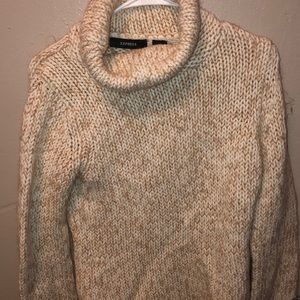 Oversized cream wool sweater